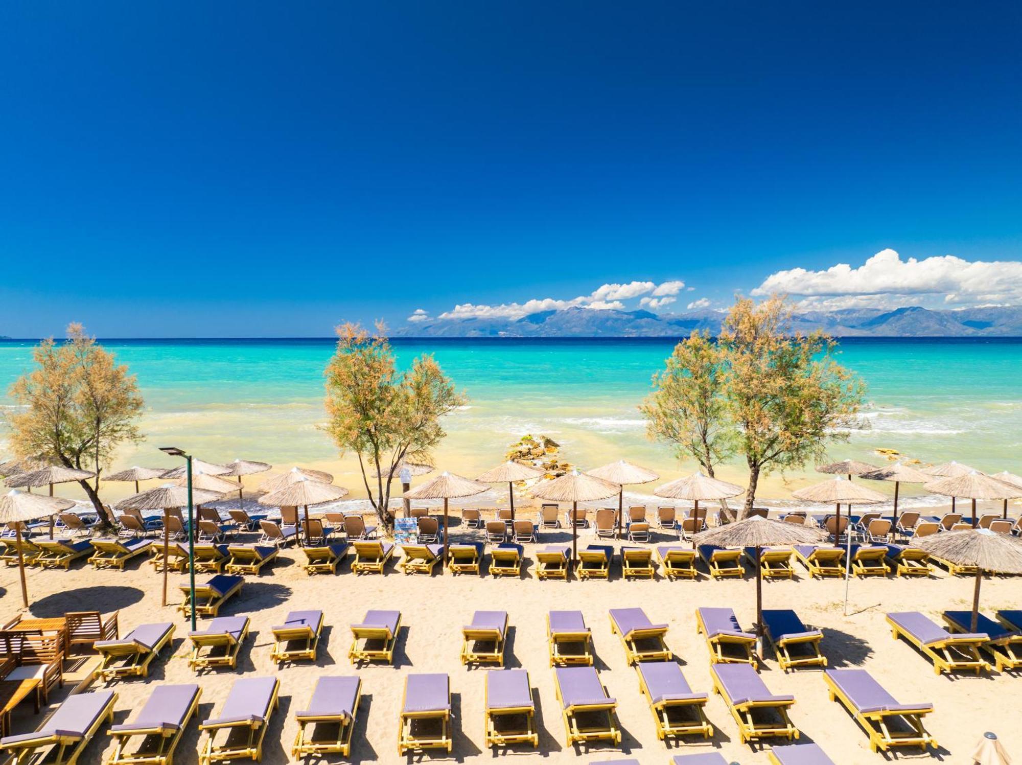 Angela Beach Hotel & Apts Rodas Exterior foto